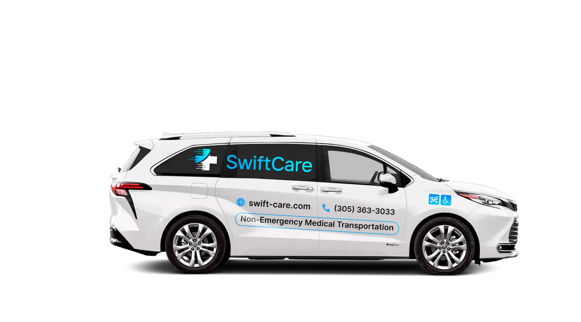 Swift Care non-emergency medical transportation van